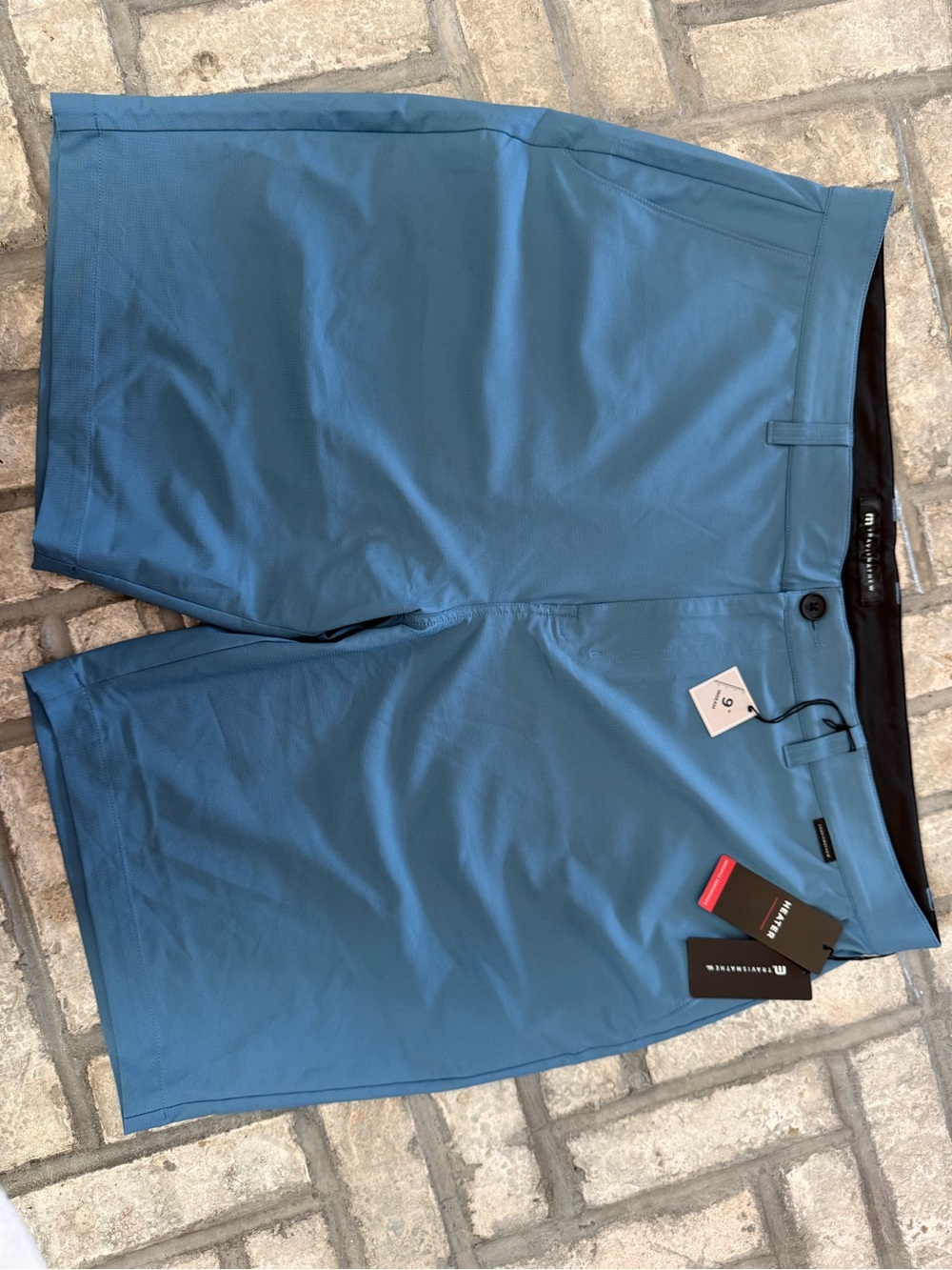 Travis Mathew Slate Blue Hybrid Shorts